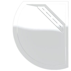 Kudos Connect2 Offset Quadrant 1200 x 900mm Anti Slip Tray & Waste Right Hand