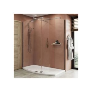 Kudos Bow Fronted Shower Tray 1500 x 700/888 x 55mm White
