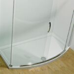 Kudos Bow Fronted Slip Resistant Shower Tray 1685 x 700/910 x 50mm White