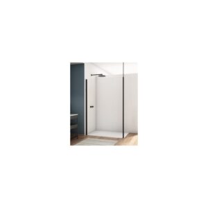 Kudos Divera Telescopic Support Bar for Walk In Matt Black