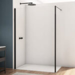 Kudos Divera 700mm Wetroom / Side Panel Matt Black