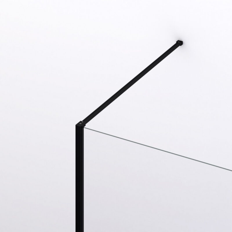 Kudos Divera 700mm Wetroom / Side Panel Matt Black