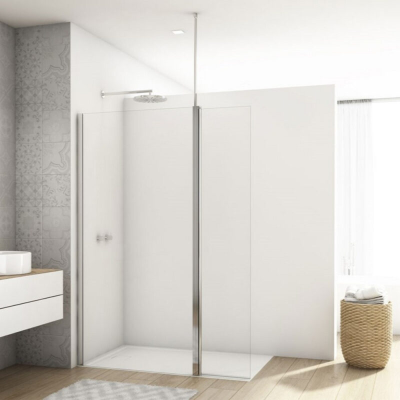 Kudos Divera 900mm Wetroom / Side Panel Chrome