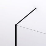 Kudos Divera 1200mm Wetroom / Side Panel Matt Black