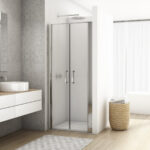 Kudos Divera 800mm Bi-Fold Shower Door Chrome