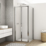 Kudos Divera 800mm Bi-Fold Shower Door Chrome