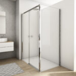 Kudos Divera 1000mm Sliding Shower Door Chrome