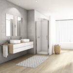 Kudos Divera 800mm Pivot Shower Door Chrome