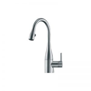 KWC Eve Mini Sink Mixer with Pull-Out Aerator Chrome