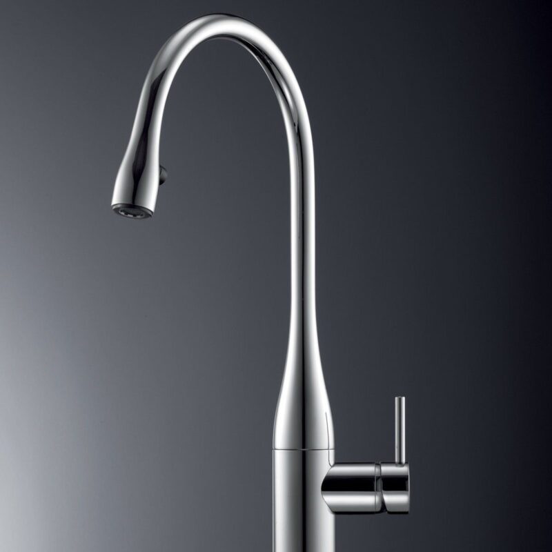 KWC Eve Kitchen Sink Mixer Tap Stainless Steel