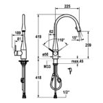KWC Eve Kitchen Sink Mixer Tap Stainless Steel