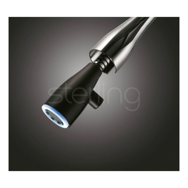 KWC Eve Kitchen Sink Mixer Tap with Pull-Out & Light Stainless Steel
