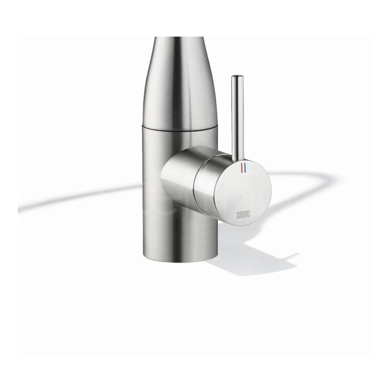 KWC Eve Kitchen Sink Mixer Tap with Pull-Out & Light Stainless Steel