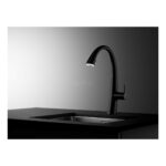 KWC Zoe Single Lever Kitchen Sink Mixer Tap with Pull-Out & Light Matt Black