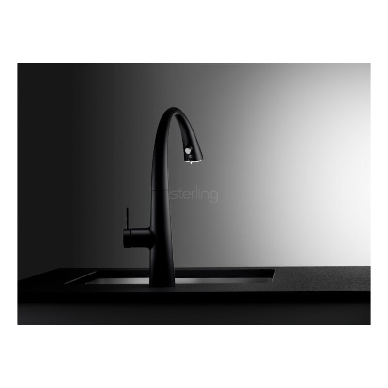 KWC Zoe Single Lever Kitchen Sink Mixer Tap with Pull-Out & Light Matt Black