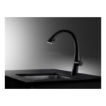 KWC Zoe Single Lever Kitchen Sink Mixer Tap with Pull-Out & Light Matt Black