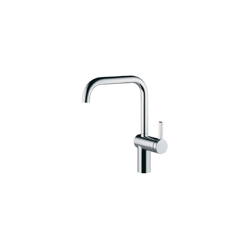 KWC Livello Mono Sink Mixer with Swivel Spout Stainless Steel