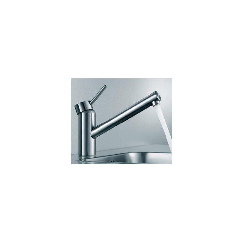 KWC Inox Mono Sink Mixer with Swivel Spout Stainless Steel