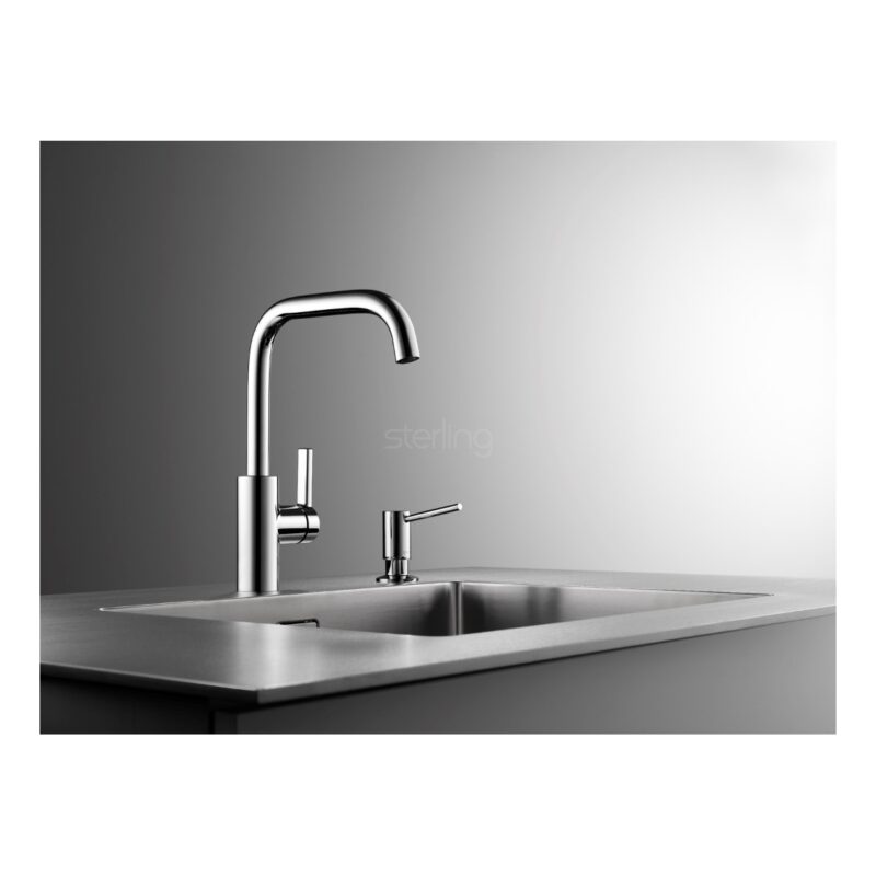 KWC Luna-E U Spout Single Lever Kitchen Sink Mixer Tap Chrome