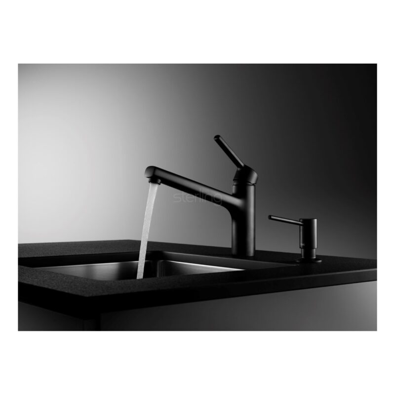KWC Luna-E Mono Sink Mixer Tap Matt Black
