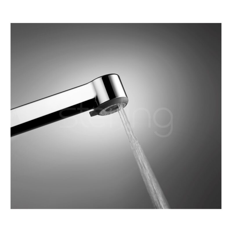 KWC Domo 6 Side Lever Kitchen Sink Mixer Tap with Pull-Out Chrome