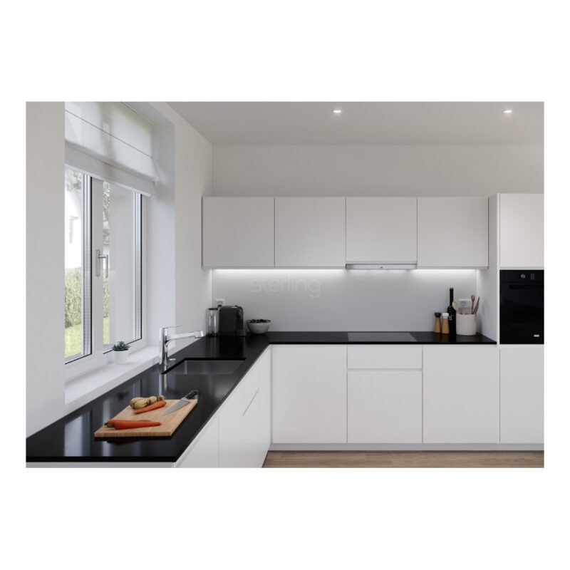 KWC Domo 6 Kitchen Sink Mixer Tap with Pull-Out Spray Chrome