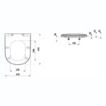 Laufen Lua Toilet Seat & Cover White