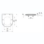 Laufen Lua Soft Close Toilet Seat & Cover White