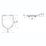 Laufen Kartell Soft Close Toilet Seat & Cover Matt White