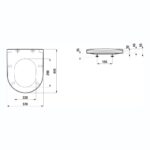 Laufen Pro Slim Soft Close Toilet Seat & Cover White