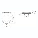 Laufen Pro Antibacterial Toilet Seat & Cover White