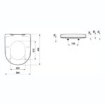 Laufen Pro Lux Soft Close Toilet Seat & Cover White