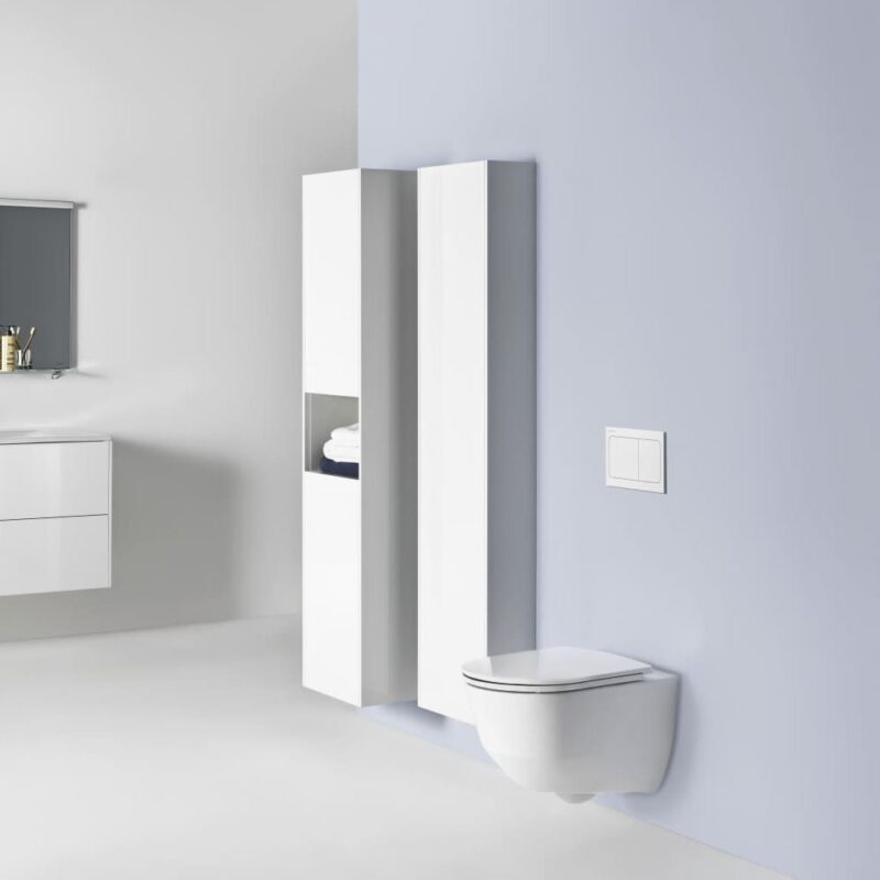 Laufen Pro Slim Antibacterial Toilet Seat & Cover White