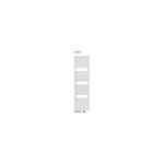 Lazzarini Asti 1813x500mm Anthracite Towel Warmer
