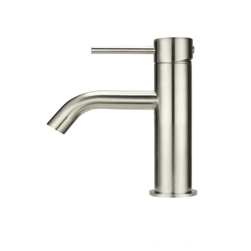 Meir Piccola Basin Mixer Tap PVD Brushed Nickel