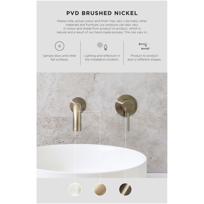 Meir Piccola Basin Mixer Tap PVD Brushed Nickel