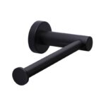 Meir Round Toilet Roll Holder Matte Black