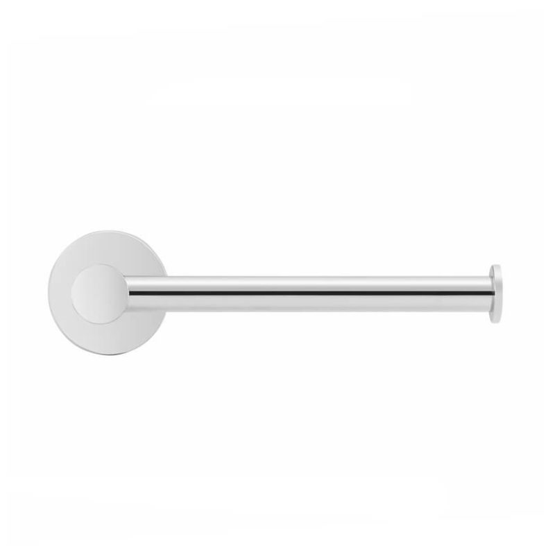 Meir Round Toilet Roll Holder Polished Chrome