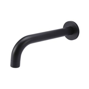 Meir Round Wall Spout for Bath or Basin Matte Black