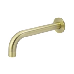 Meir Round Wall Spout for Bath or Basin Tiger Bronze
