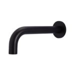 Meir Round Wall Spout for Bath or Basin Matte Black