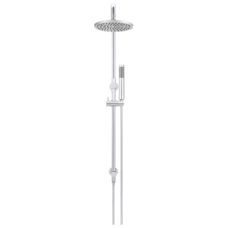 Meir Round Combination Shower Rail with 200mm Head Chrome