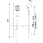Methven Kaha Easy Fit Shower Kit