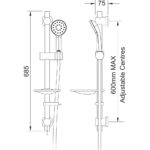 Methven Kiri MK2 Easy Fit Shower Kit