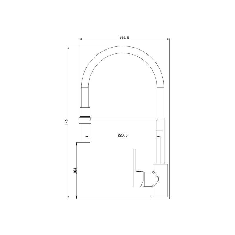Methven Ellesmere Flexi Kitchen Sink Mixer Tap