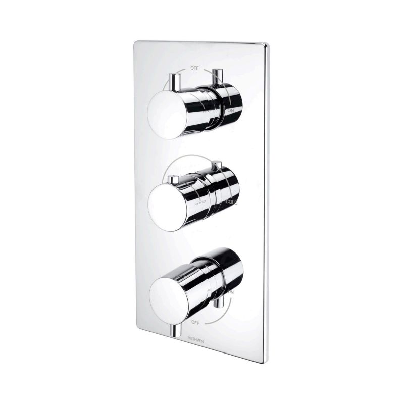 Methven Kaha 3 Outlet Concealed Shower Valve Chrome ABS Methven Kaha 3 Outlet Concealed Shower Valve Chrome ABS