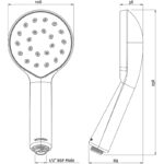 Methven Kiri MK2 Shower Handset