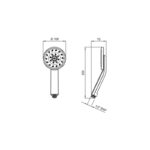 Methven Kiri Satinjet Shower Handset