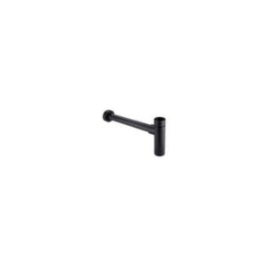 Methven 1 1/4" Bottle Trap with Wall Extension Black