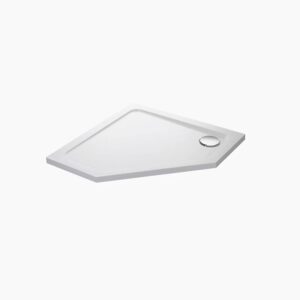 Mira Flight Low Pentagon 900x900mm 0 Upstands Shower Tray